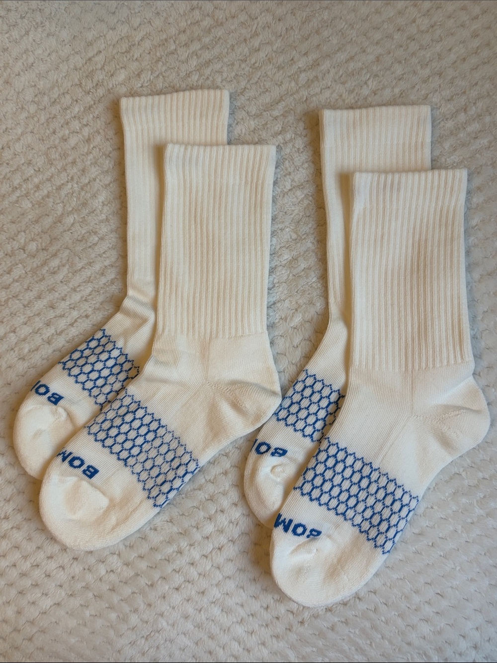 NWOT Bombas Youth Solids Calf Socks - 2 Pairs Size 12T-3Y, Women’s Small 4-7.5
